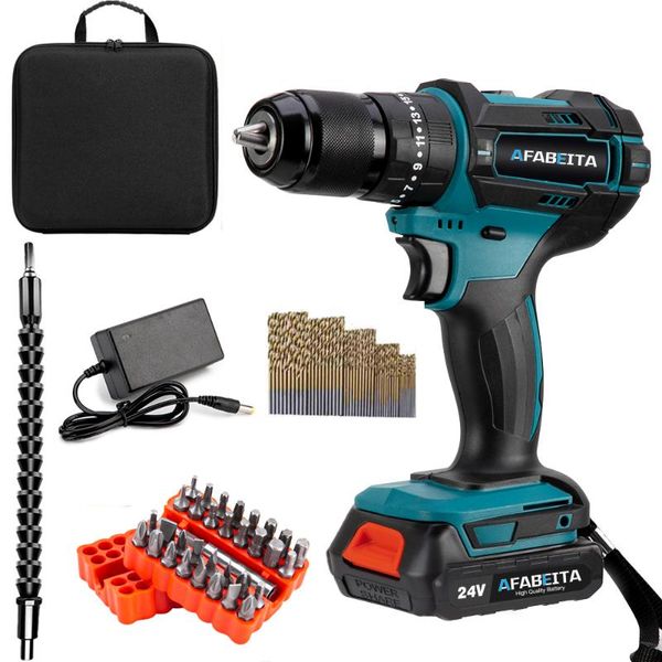 professiona electric drills 24v impact 2-speed screwdriver cordless driver hammer drill dc for lithium-ion battery
professiona electric drills 24v impact 2-speed screwdriver cordless driver hammer drill dc for lithium-ion battery