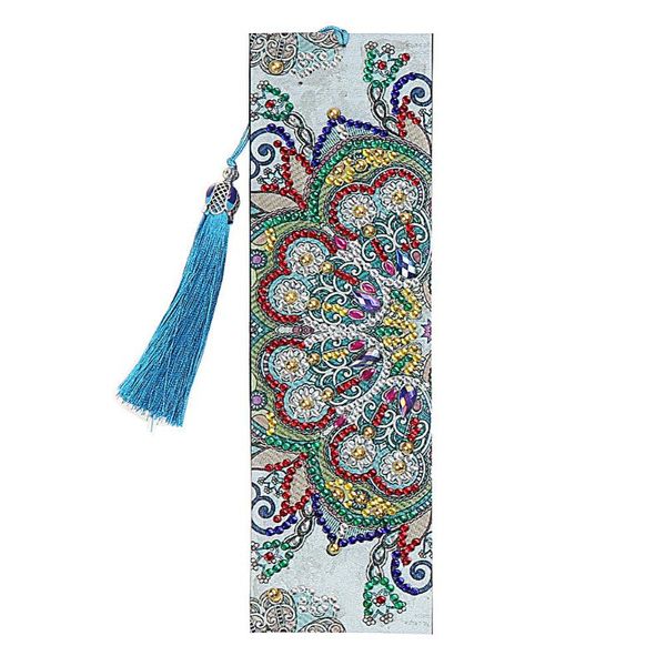 bookmark reading art craft exquisite embroidery gift diy cross stitch diamond painting set special shaped page marker students