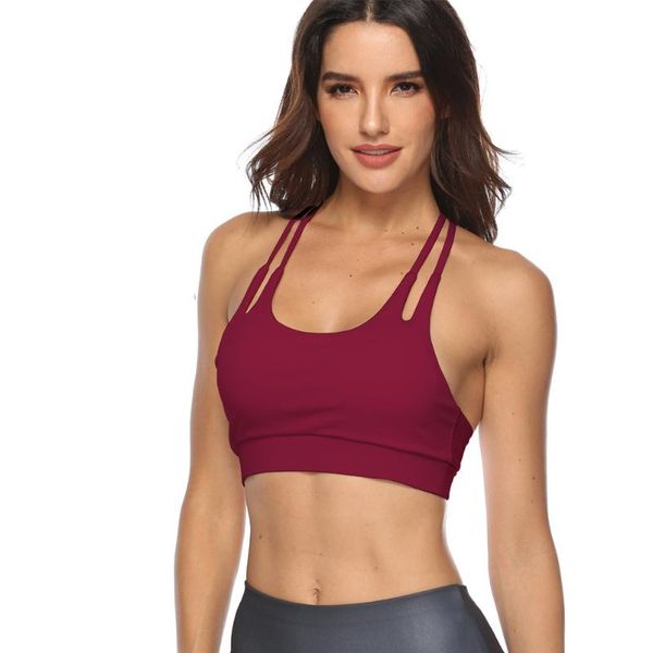 gym clothing women fitness bra active wear sport for padded hback sports yoga running, White;black
gym clothing women fitness bra active wear sport for padded hback sports yoga running, White;black