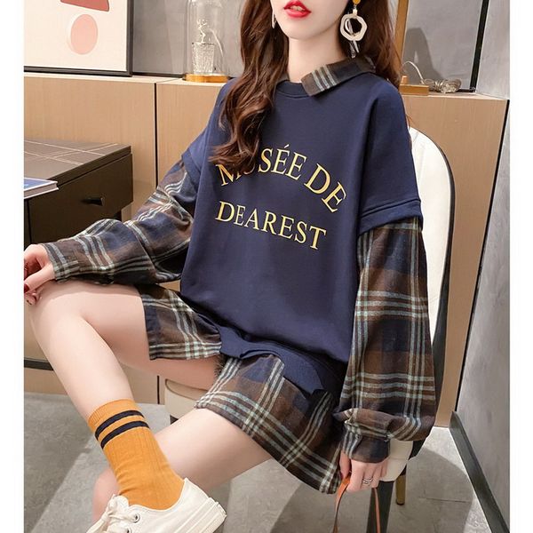 qrwr 2021 spring autumn fashion loose stitching fake two sweatshirt lapel casual long sleeve buttons oversized sweatshirt, Black;pink
qrwr 2021 spring autumn fashion loose stitching fake two sweatshirt lapel casual long sleeve buttons oversized sweatshirt, Black;pink