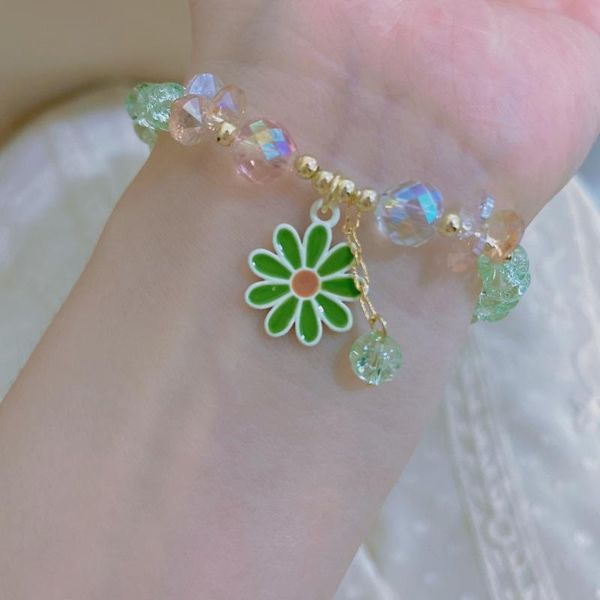 charm bracelets small daisy bracelet female ie bead ins explosive crystal, Golden;silver
charm bracelets small daisy bracelet female ie bead ins explosive crystal, Golden;silver