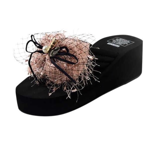 summer women thick bottom sandals non-slip flip flops pearl beach slippers women's slipper ladies shoes, Black
summer women thick bottom sandals non-slip flip flops pearl beach slippers women's slipper ladies shoes, Black