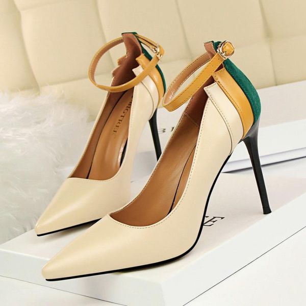 dress shoes size 34-39 mixed colors flock women's high heels 2021 pointed toe shallow fashion women pumps show thin office, Black
dress shoes size 34-39 mixed colors flock women's high heels 2021 pointed toe shallow fashion women pumps show thin office, Black