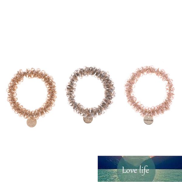 women elegant crystal pearl hair ring ties beads ponytail holders hair accessories elastic hair band girls scrunchies bracelet, Silver
women elegant crystal pearl hair ring ties beads ponytail holders hair accessories elastic hair band girls scrunchies bracelet, Silver