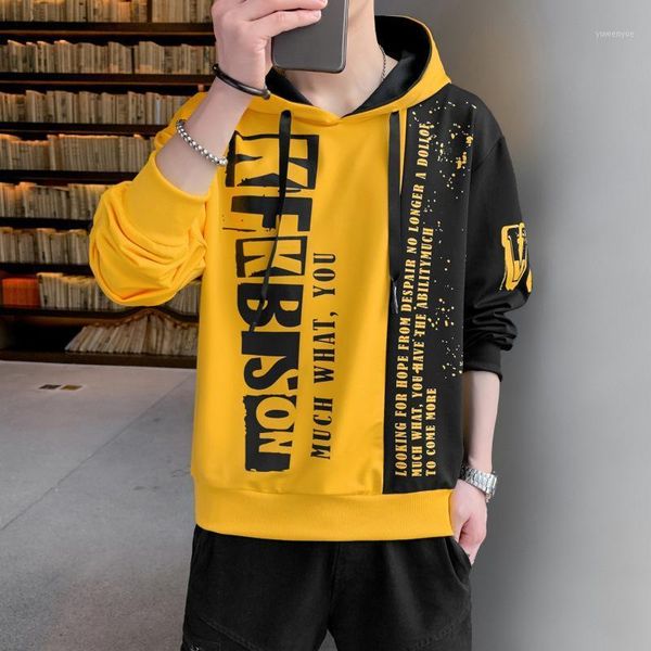men's hoodies & sweatshirts autumn sweatshirt casual hip hop streetwear loose men fashion personality letter printed hoodie patchwork, Black
men's hoodies & sweatshirts autumn sweatshirt casual hip hop streetwear loose men fashion personality letter printed hoodie patchwork, Black