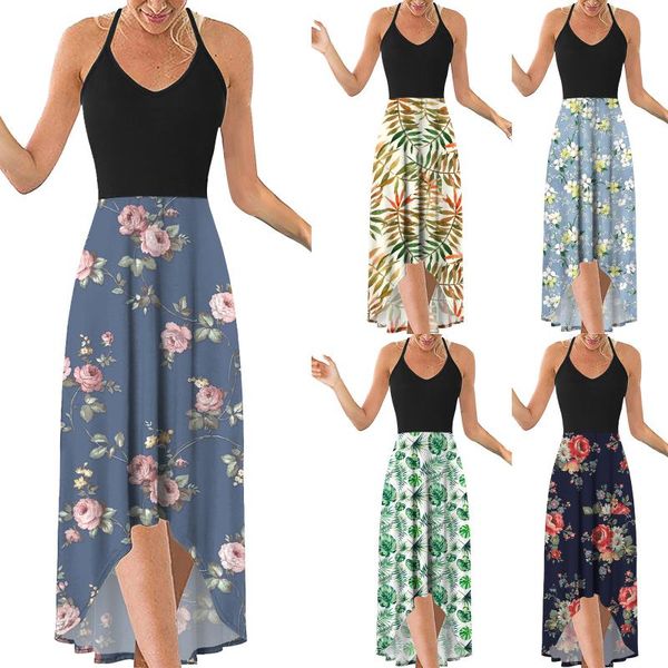 women's fashion casual v-neck sleeveless strap open back print dress summer holiday ruffles beach dresses yoga outfit
women's fashion casual v-neck sleeveless strap open back print dress summer holiday ruffles beach dresses yoga outfit
