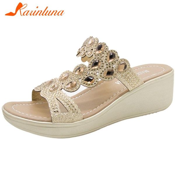 ladies summer platform beach slides fashion rhinestone women comfort high wedges shoes slippers, Black
ladies summer platform beach slides fashion rhinestone women comfort high wedges shoes slippers, Black