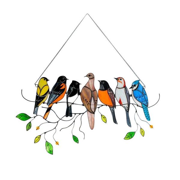 40# vintage bird ornaments colorful birds rainbow suncatcher window yard garden decor hanging décoration de jardin decorations
40# vintage bird ornaments colorful birds rainbow suncatcher window yard garden decor hanging décoration de jardin decorations