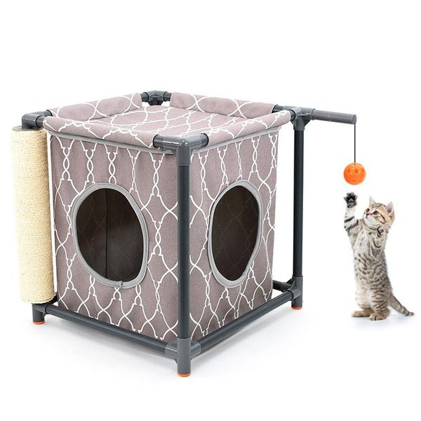 cat toy detachable combination funny pet nest hole tunnel creative kitten climbing frame for cats beds & furniture
cat toy detachable combination funny pet nest hole tunnel creative kitten climbing frame for cats beds & furniture