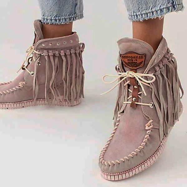 boots vogue women ankle high heels wedges lace up shoes vintage pu leather booties woman mujer zapatos botas invierno, Black
boots vogue women ankle high heels wedges lace up shoes vintage pu leather booties woman mujer zapatos botas invierno, Black