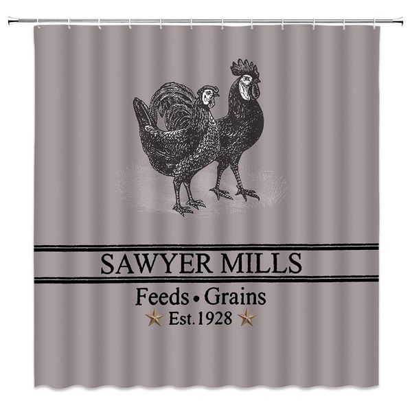 cock shower curtain rooster and chicken miller farm charcoal poultry animal decor farmhouse vintage art,fabric bathroom set
cock shower curtain rooster and chicken miller farm charcoal poultry animal decor farmhouse vintage art,fabric bathroom set