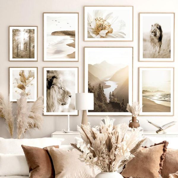 paintings forest sea daisy lion leopard leaf wall art canvas painting posters and prints living room decor nordic style decoration
paintings forest sea daisy lion leopard leaf wall art canvas painting posters and prints living room decor nordic style decoration