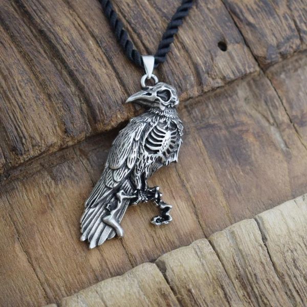 pendant necklaces 12pcs gothic bird odin crow skull necklace halloween raven jewelry viking accessories, Silver
pendant necklaces 12pcs gothic bird odin crow skull necklace halloween raven jewelry viking accessories, Silver
