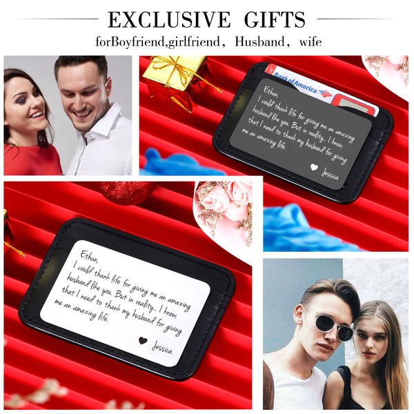 10pieces/lotvalentines day gifts wallet insert card for men husband from wife girlfriend boyfriend birthday gifts for him groom bride, Brown;gray
10pieces/lotvalentines day gifts wallet insert card for men husband from wife girlfriend boyfriend birthday gifts for him groom bride, Brown;gray