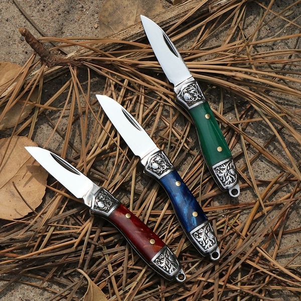 10pc keychains portable stainless steel mini folding knife ladies self-defense fruit knife keychain, Silver
10pc keychains portable stainless steel mini folding knife ladies self-defense fruit knife keychain, Silver