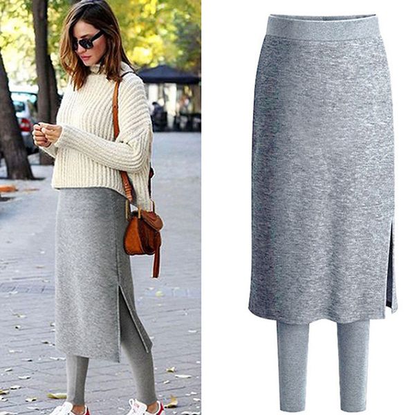 fake two pieces leggings womens fashion slim-fit spring autumn plus size winter warm fleece long skirt leggings ouc052, Black
fake two pieces leggings womens fashion slim-fit spring autumn plus size winter warm fleece long skirt leggings ouc052, Black