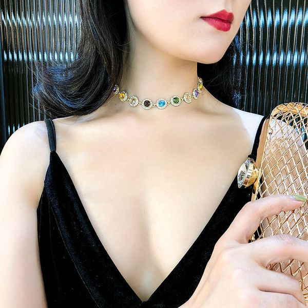 fashion design sense, colorful diamond court style, princess temperament, personality, fashion necklace, female, Silver
fashion design sense, colorful diamond court style, princess temperament, personality, fashion necklace, female, Silver