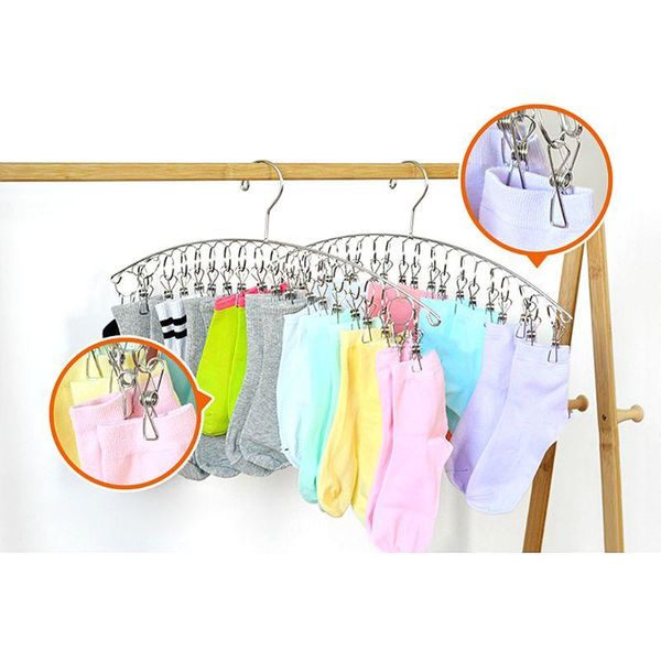 hangers & racks windproof clothes hanger laundry socks gloves hanging rack stainless steel magic fixed clip shelf outdoor
hangers & racks windproof clothes hanger laundry socks gloves hanging rack stainless steel magic fixed clip shelf outdoor