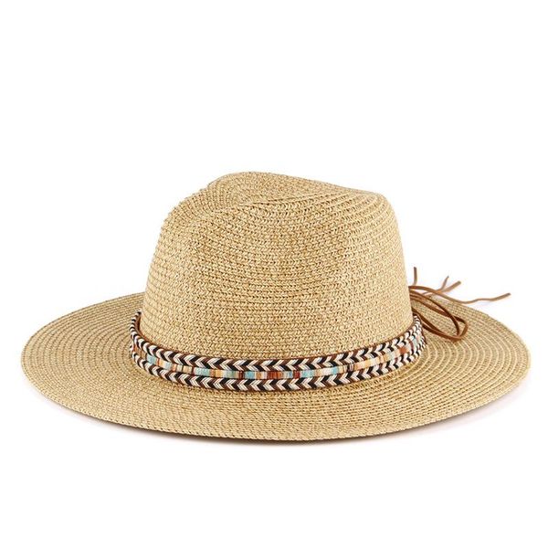 wide brim hats audlt fashion sun beach hat for women outing travel straw ladies uv protection panama summer, Blue;gray
wide brim hats audlt fashion sun beach hat for women outing travel straw ladies uv protection panama summer, Blue;gray