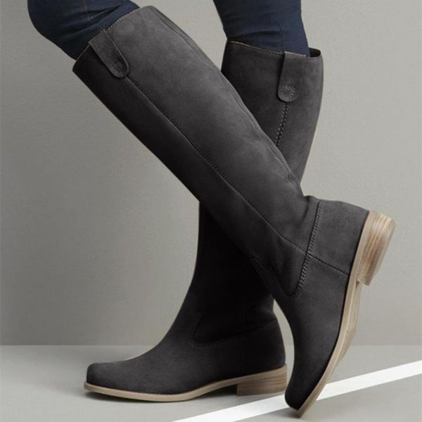 boots high for women fashion female leather low-heeled round toe shoes slip-on comfy western winter thigh, Black
boots high for women fashion female leather low-heeled round toe shoes slip-on comfy western winter thigh, Black