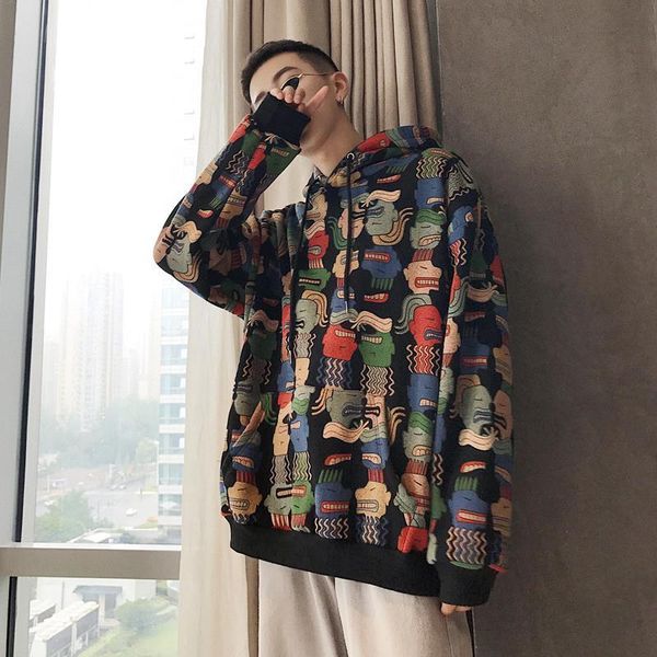men's hoodies & sweatshirts hoodie spring and autumn style korean sweater clothes trend hong kong hip hop loose sweatshirt jacket, Black
men's hoodies & sweatshirts hoodie spring and autumn style korean sweater clothes trend hong kong hip hop loose sweatshirt jacket, Black