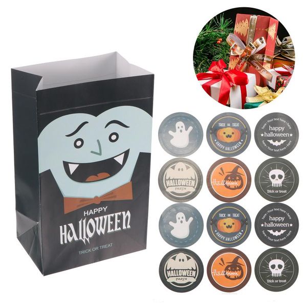 gift wrap 12pcs halloween paper bags trick or treat goody gags party favor candy with stickers decoration
gift wrap 12pcs halloween paper bags trick or treat goody gags party favor candy with stickers decoration