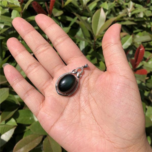 charms natural stone rainbow obsidian pendant copper oval shape fashion jewelry for women, Bronze;silver
charms natural stone rainbow obsidian pendant copper oval shape fashion jewelry for women, Bronze;silver