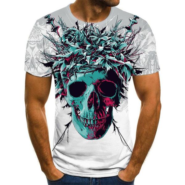 printing horror skull o-neck casual t-shirt men's large size loose children fashion short sleeve t-shirts, White;black
printing horror skull o-neck casual t-shirt men's large size loose children fashion short sleeve t-shirts, White;black