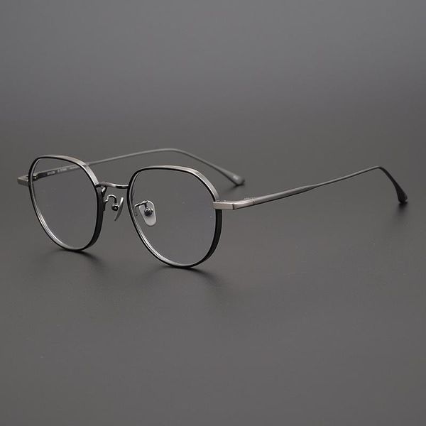 fashion sunglasses frames lightweight vintage titanium eyeglasses men round prescription optical glasses frame women japan oval myopia luxur, Black
fashion sunglasses frames lightweight vintage titanium eyeglasses men round prescription optical glasses frame women japan oval myopia luxur, Black