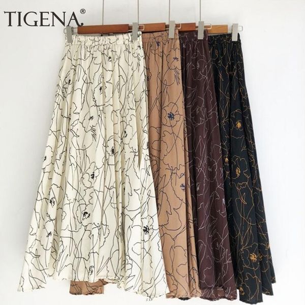 tigena 90cm bohemian long maxi skirt women 2021 summer korean fashion print chiffon skirt female boho sun high waist skirt, Black;gray
tigena 90cm bohemian long maxi skirt women 2021 summer korean fashion print chiffon skirt female boho sun high waist skirt, Black;gray