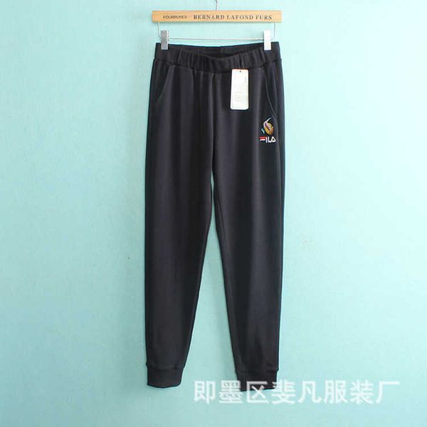 2021 spring and summer fl women's soft silk cotton knitting breathable leisure sports pants embroidery comfortable special price, Black;white
2021 spring and summer fl women's soft silk cotton knitting breathable leisure sports pants embroidery comfortable special price, Black;white
