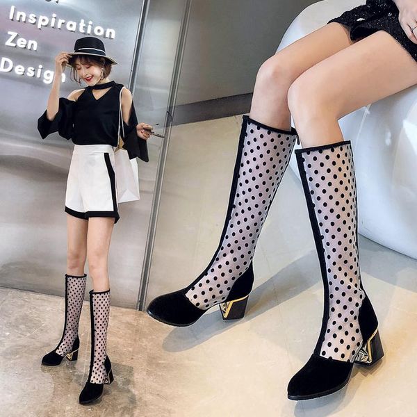 boots fashion summer female knee high women gladiator mesh round toe zipper shoes footwear 2021 spring autumn, Black
boots fashion summer female knee high women gladiator mesh round toe zipper shoes footwear 2021 spring autumn, Black