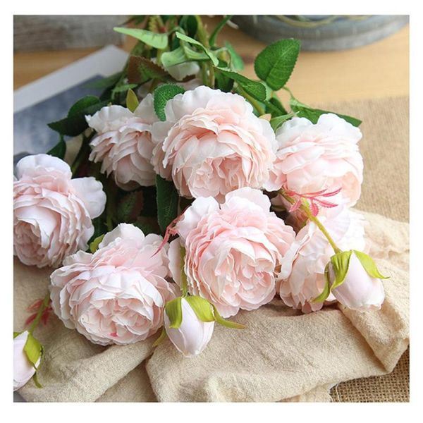decorative flowers & wreaths 3 heads silk flower simulation tea rose beautiful european party ornaments wedding decoration
decorative flowers & wreaths 3 heads silk flower simulation tea rose beautiful european party ornaments wedding decoration