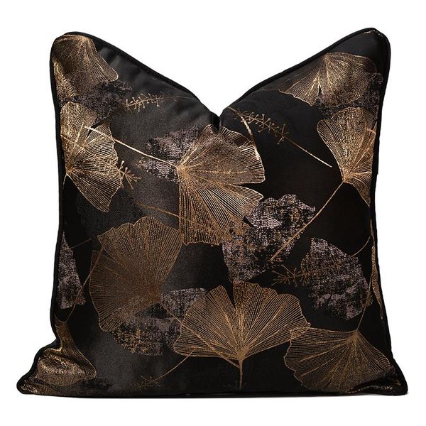 cushion/decorative pillow 30x50/45/50cm deep black ginkgo leaf jacquard cushion cover pillowcase sofa waist for backrest
cushion/decorative pillow 30x50/45/50cm deep black ginkgo leaf jacquard cushion cover pillowcase sofa waist for backrest