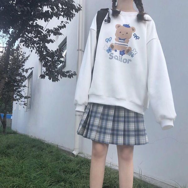 women's hoodies & sweatshirts japanese sweet for girls oversized sweatshirt y2k clothes spring korean cartoon print pullover hoodie wom, Black
women's hoodies & sweatshirts japanese sweet for girls oversized sweatshirt y2k clothes spring korean cartoon print pullover hoodie wom, Black