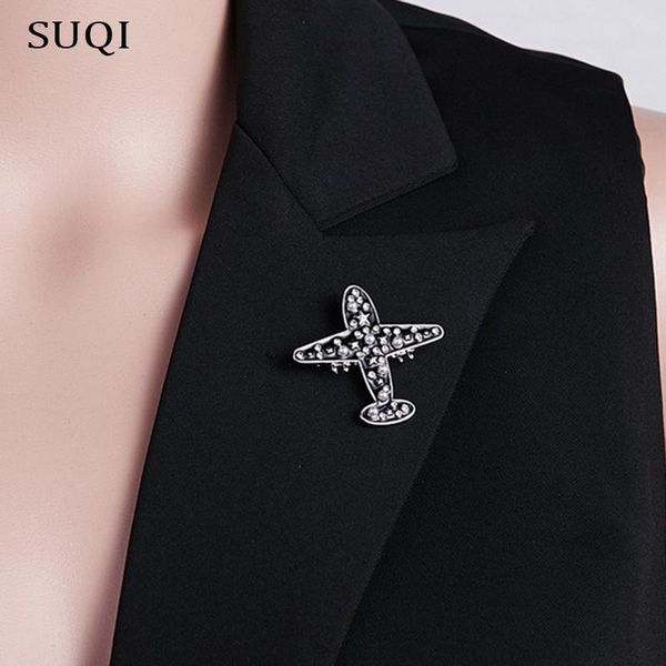pins, brooches suqi vintage personality fashion aircraft rhinestone enamel brooch for women's pin jewelry coat accessories, Gray
pins, brooches suqi vintage personality fashion aircraft rhinestone enamel brooch for women's pin jewelry coat accessories, Gray