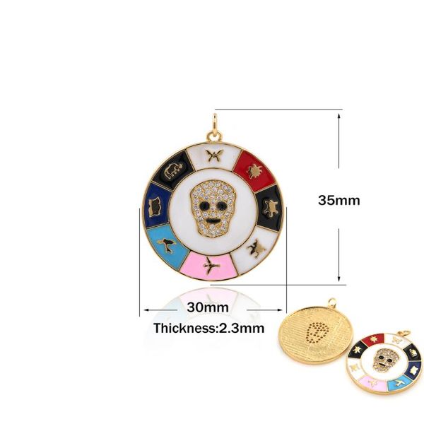 charms turkey white stone necklace pendant color enamel round skull supplies handmade jewelry making accessories cubic zirconia, Bronze;silver
charms turkey white stone necklace pendant color enamel round skull supplies handmade jewelry making accessories cubic zirconia, Bronze;silver