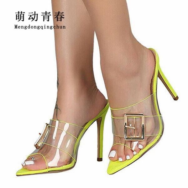 fashion women sandals buckle pointed toe high heels slides clear pvc ladies dress pumps concise single shoes pu, Black
fashion women sandals buckle pointed toe high heels slides clear pvc ladies dress pumps concise single shoes pu, Black
