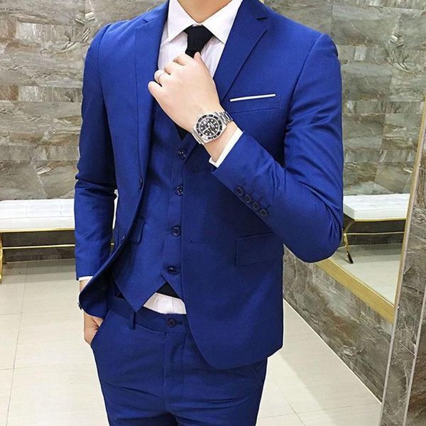 men's suits & blazers tailor made luxury dark blue men suit slim fit groom tuxedo for wedding dinner party (jacket+pants+vest), White;black
men's suits & blazers tailor made luxury dark blue men suit slim fit groom tuxedo for wedding dinner party (jacket+pants+vest), White;black