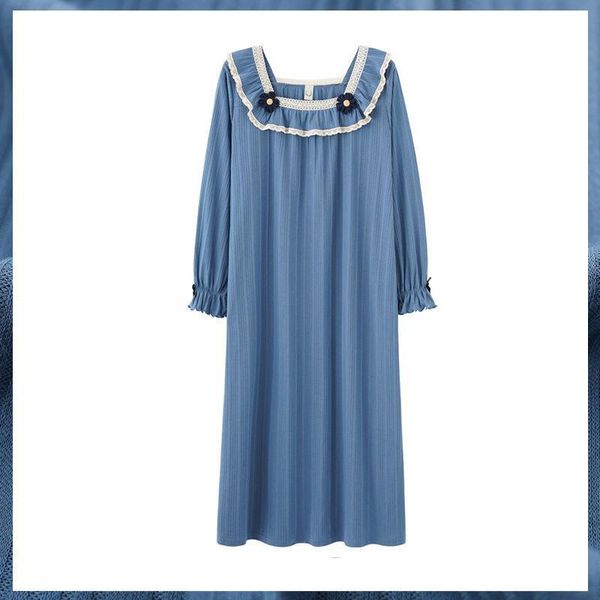 women's sleepwear autumn ruffles sleepdress cotton women nightgown nightdress loose nightwear floral lingerie home dress gown, Black;red
women's sleepwear autumn ruffles sleepdress cotton women nightgown nightdress loose nightwear floral lingerie home dress gown, Black;red