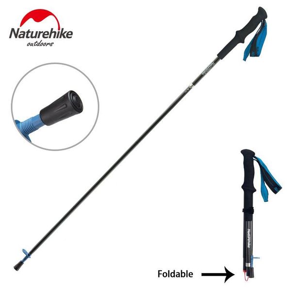 trekking poles naturehike ultralight carbon fiber foldable walking sticks 4-sections adjustable length with comfortable handle
trekking poles naturehike ultralight carbon fiber foldable walking sticks 4-sections adjustable length with comfortable handle