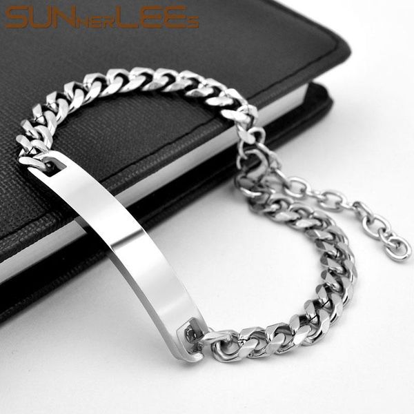 stainless steel id bracelet high polished surface charm link chain silver color men women jewelry gift scb17 link,, Black
stainless steel id bracelet high polished surface charm link chain silver color men women jewelry gift scb17 link,, Black