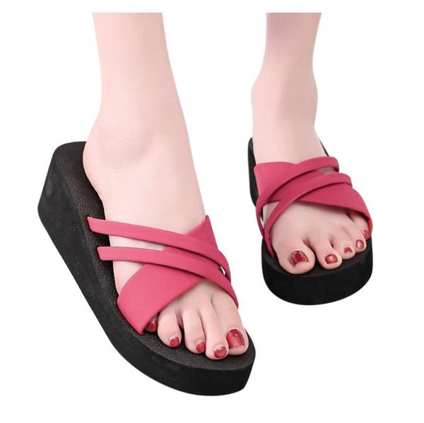 slippers 2021 women fashion summer high heel beach flip flops slipper wedge platform shoes sandals #3, Black
slippers 2021 women fashion summer high heel beach flip flops slipper wedge platform shoes sandals #3, Black