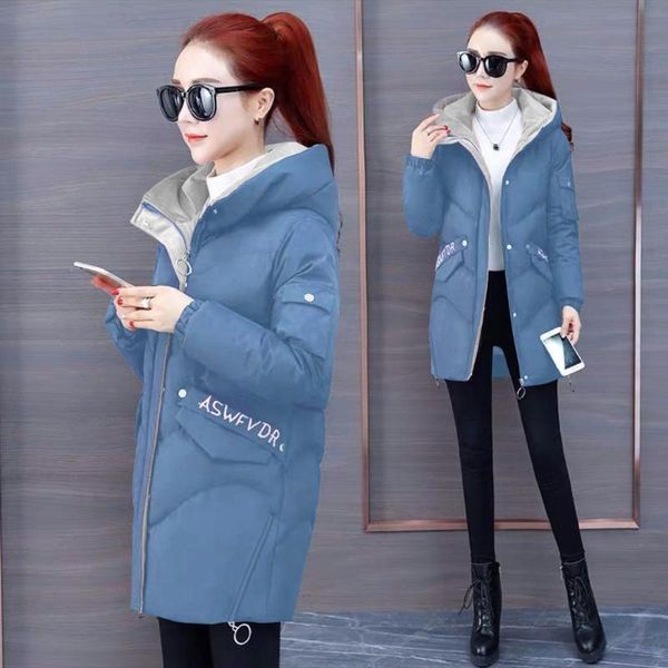 women's down & parkas 2021 autumn winter women thick jackets female high-quality cotton warm oversize ladies vintage padded overcoat h1, Black
women's down & parkas 2021 autumn winter women thick jackets female high-quality cotton warm oversize ladies vintage padded overcoat h1, Black