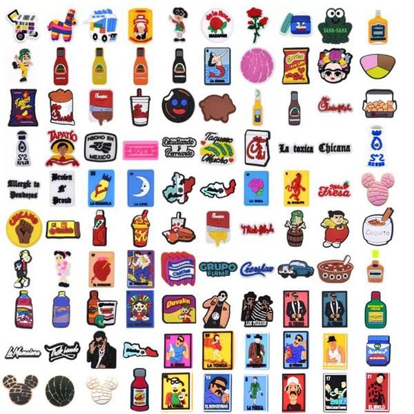 shoe parts accessories wholesale 100pcs/lot custom mexican style pvc charms shoecharms buckle soft rubber croc shoe flower, White;pink
shoe parts accessories wholesale 100pcs/lot custom mexican style pvc charms shoecharms buckle soft rubber croc shoe flower, White;pink