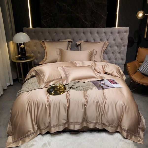 bedding sets luxury soft cozy 1400tc egyptian cotton el style embroidery set champagne duvet cover flat/fitted sheet pillowcases
bedding sets luxury soft cozy 1400tc egyptian cotton el style embroidery set champagne duvet cover flat/fitted sheet pillowcases