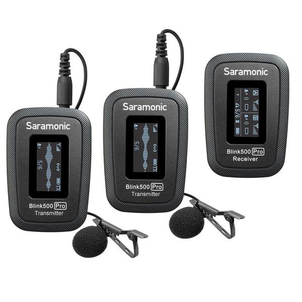 microphones blink 500 pro b2 dual-channel 2.4g wireless microphone (2 transmitters+receiver) 100m transmission range 3.5mm for phone dslr
microphones blink 500 pro b2 dual-channel 2.4g wireless microphone (2 transmitters+receiver) 100m transmission range 3.5mm for phone dslr