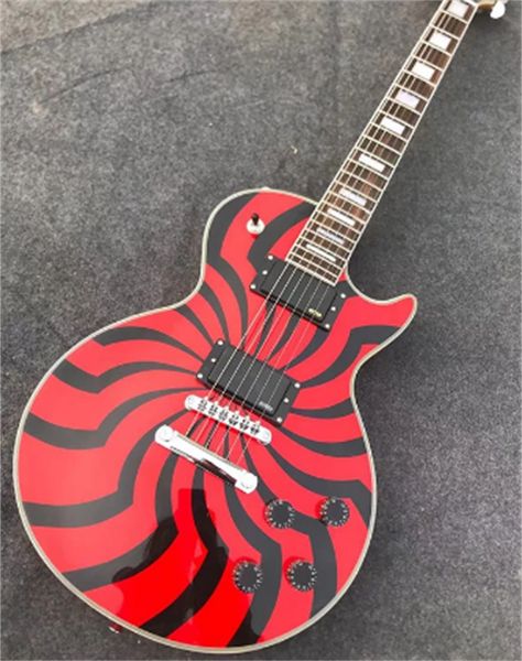 classic lp electric guitar, black and red striped body, made of solid wood, excellent timbre, delivery to home. guitars guitarra
classic lp electric guitar, black and red striped body, made of solid wood, excellent timbre, delivery to home. guitars guitarra