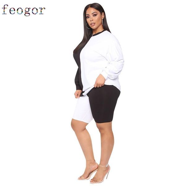 women's tracksuits feogor two piece short set for women skirt summer dress sets cover, Gray
women's tracksuits feogor two piece short set for women skirt summer dress sets cover, Gray