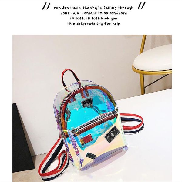 style fashion colorful high capacity girl clear transparent see through pvc mini backpack school book bag
style fashion colorful high capacity girl clear transparent see through pvc mini backpack school book bag
